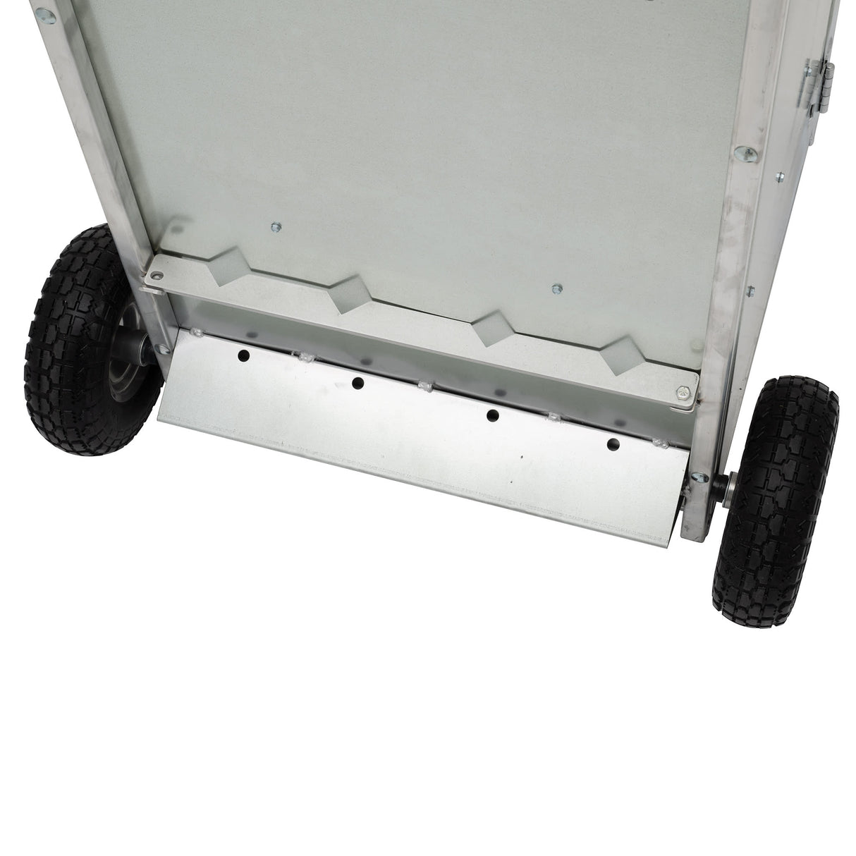 Single Door Galvanized Show Box, 4'