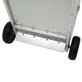 Single Door Galvanized Show Box, 4'