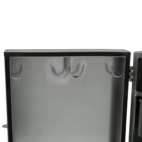 Single Door Galvanized Show Box, 4'