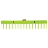 Plastic Skip Tooth Comb with Wood Handle