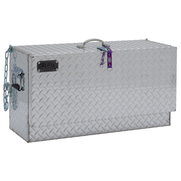 Mini Deep Hanging Show Box, Aluminum Treadplate - Weaver Livestock