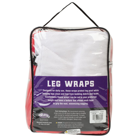 Sheep Fleece Leg Wraps, 4-1/2" x 9', 4 Pack