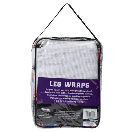 Sheep Fleece Leg Wraps, 4-1/2" x 9', 4 Pack