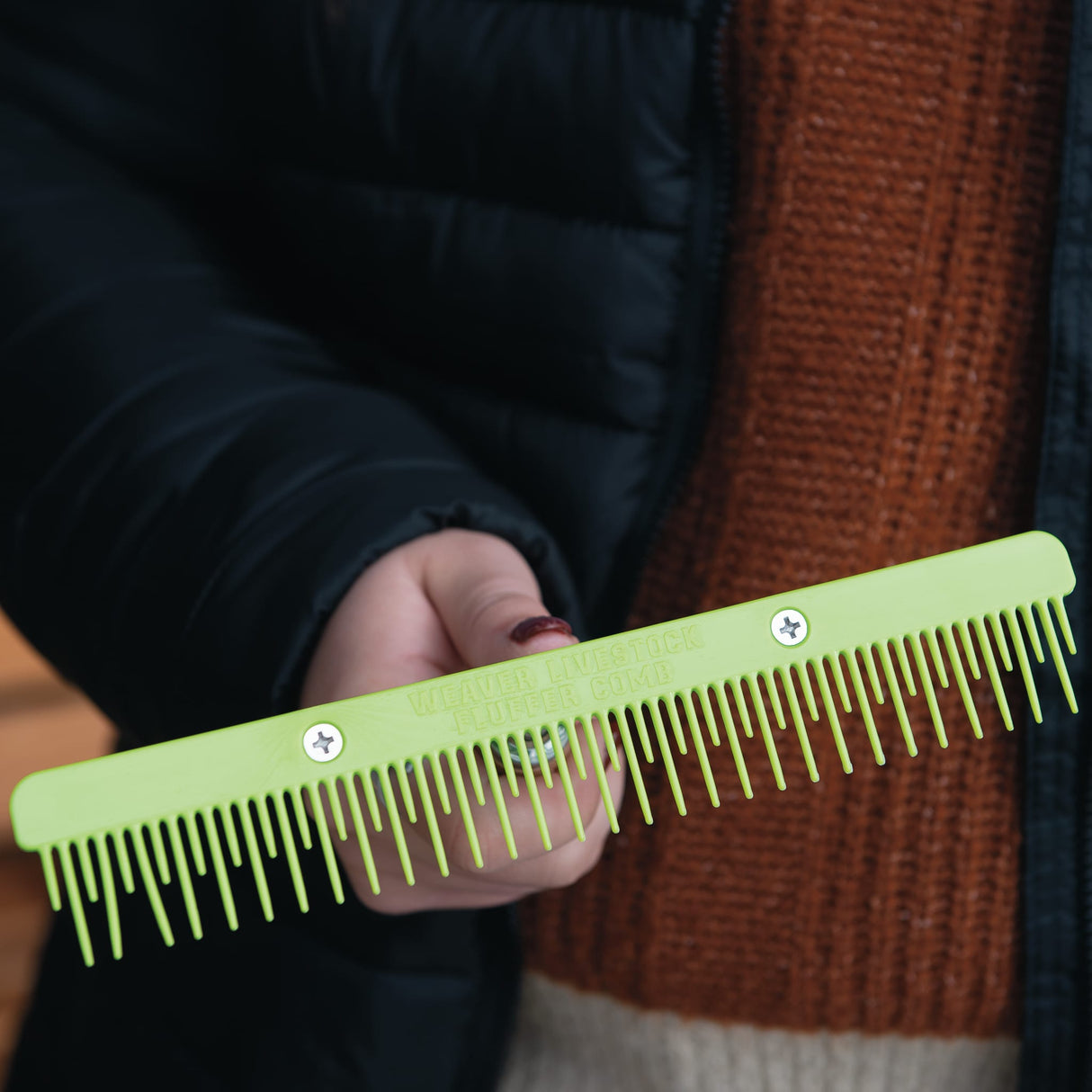 Plastic Mini Fluffer Comb