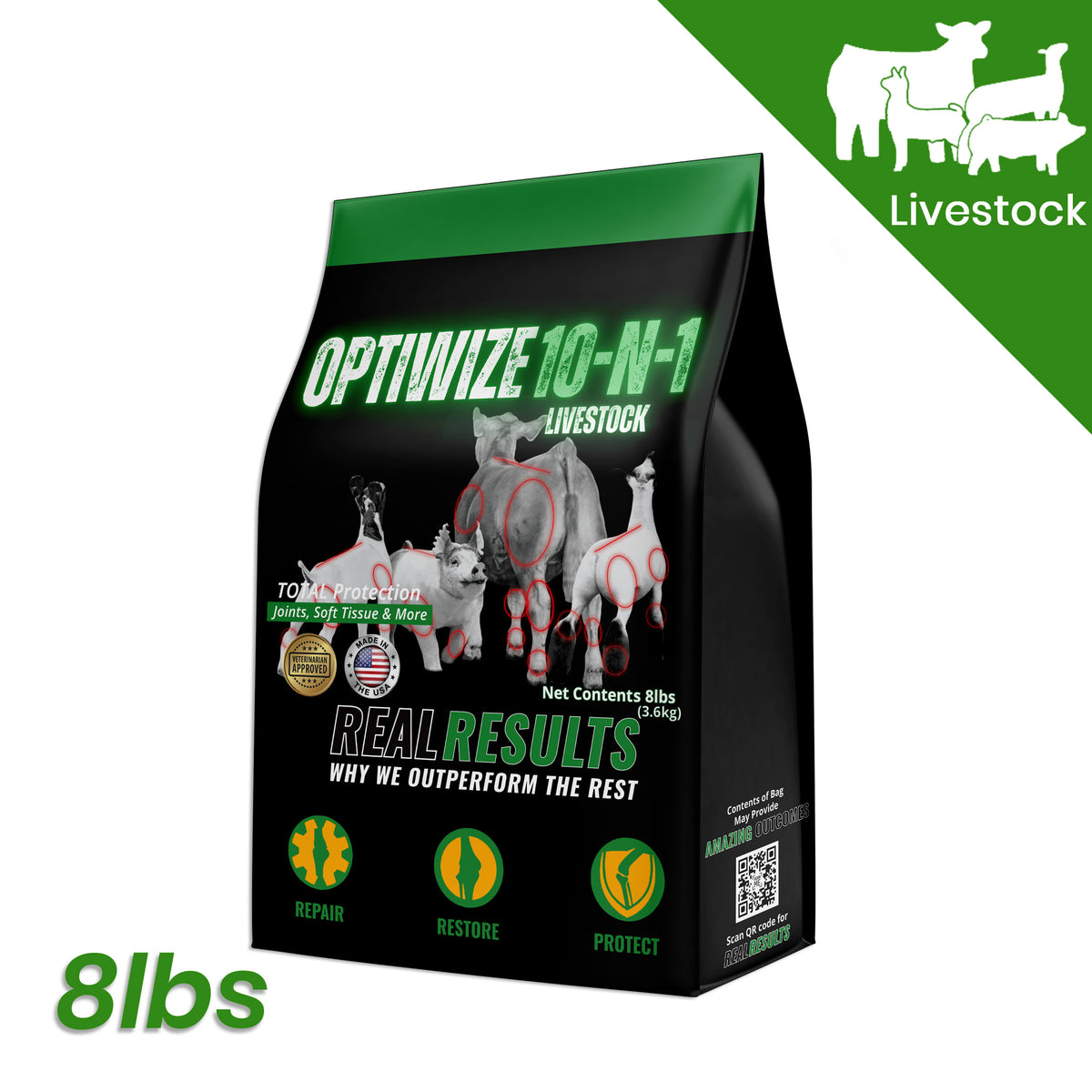 OptiWize Collagen +Plus Livestock Joint Supplement