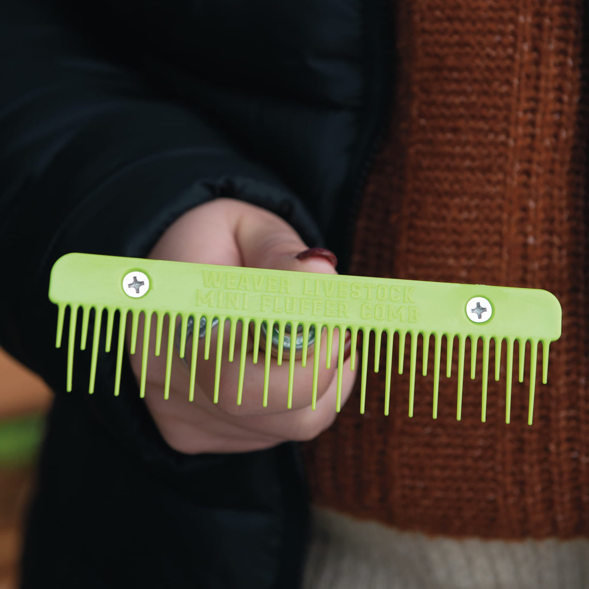 Plastic Mini Fluffer Comb