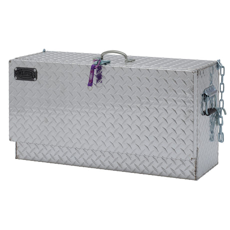 Mini Deep Hanging Show Box, Aluminum Treadplate