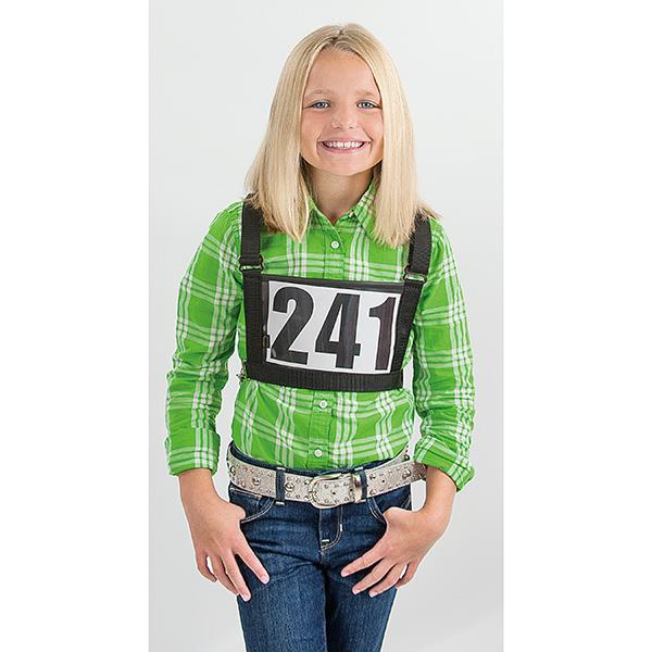 Exhibitor Number Harness, XSmall/Small - Youth