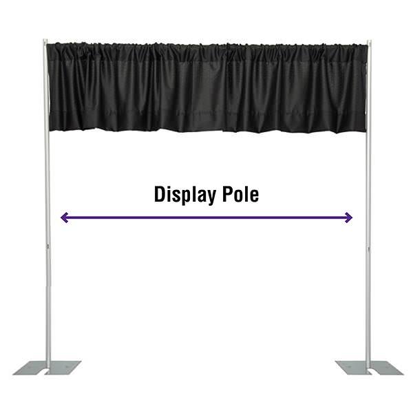 Replacement Display Pole for Pole & Curtain Display Kit