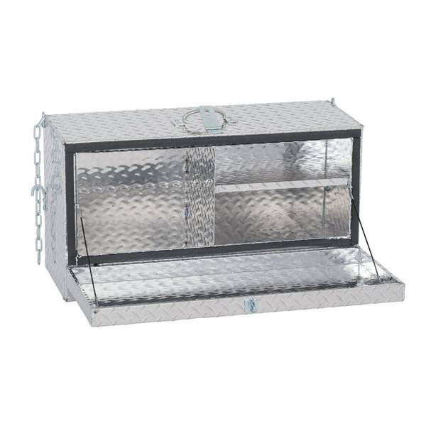 Mini Deep Hanging Showbox, Aluminum Treadplate