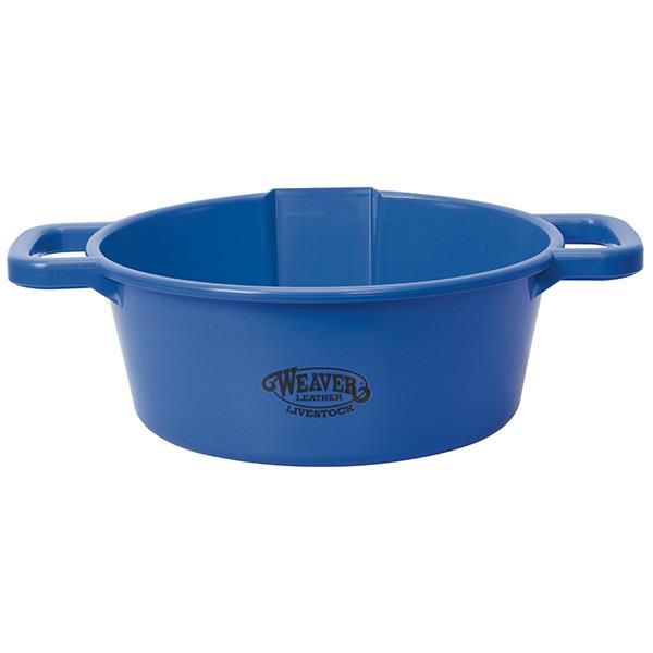 Large Round Feed Pan, Blue