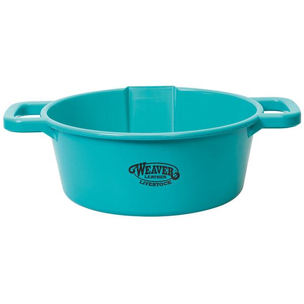 Large Round Feed Pan, Teal