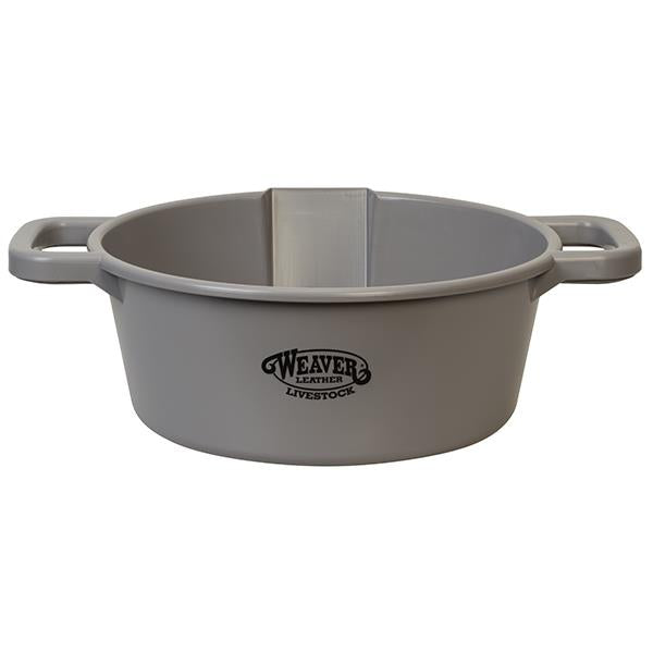 Large Round Feed Pan, Gray