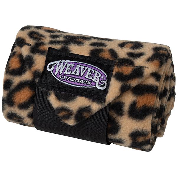 Sheep & Goat Fleece Leg Wraps, Leopard