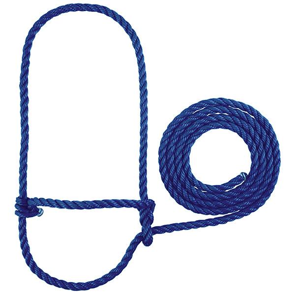 Rope Halter, Calf, Blue